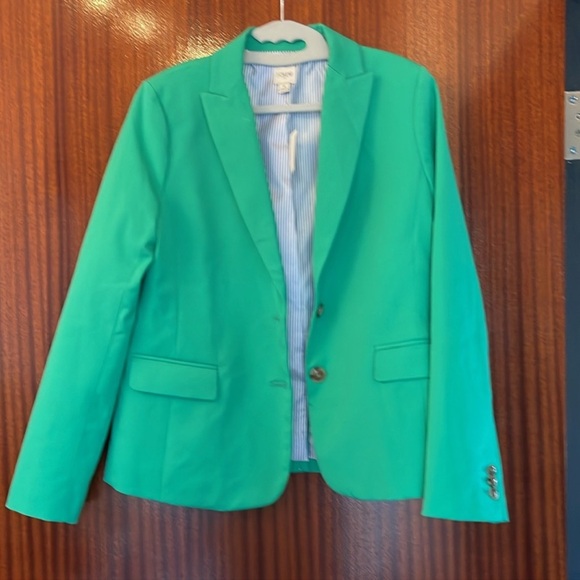 NWT J Crew Factory Blazer in Modern Clover Green Size 4 - Picture 2 of 4